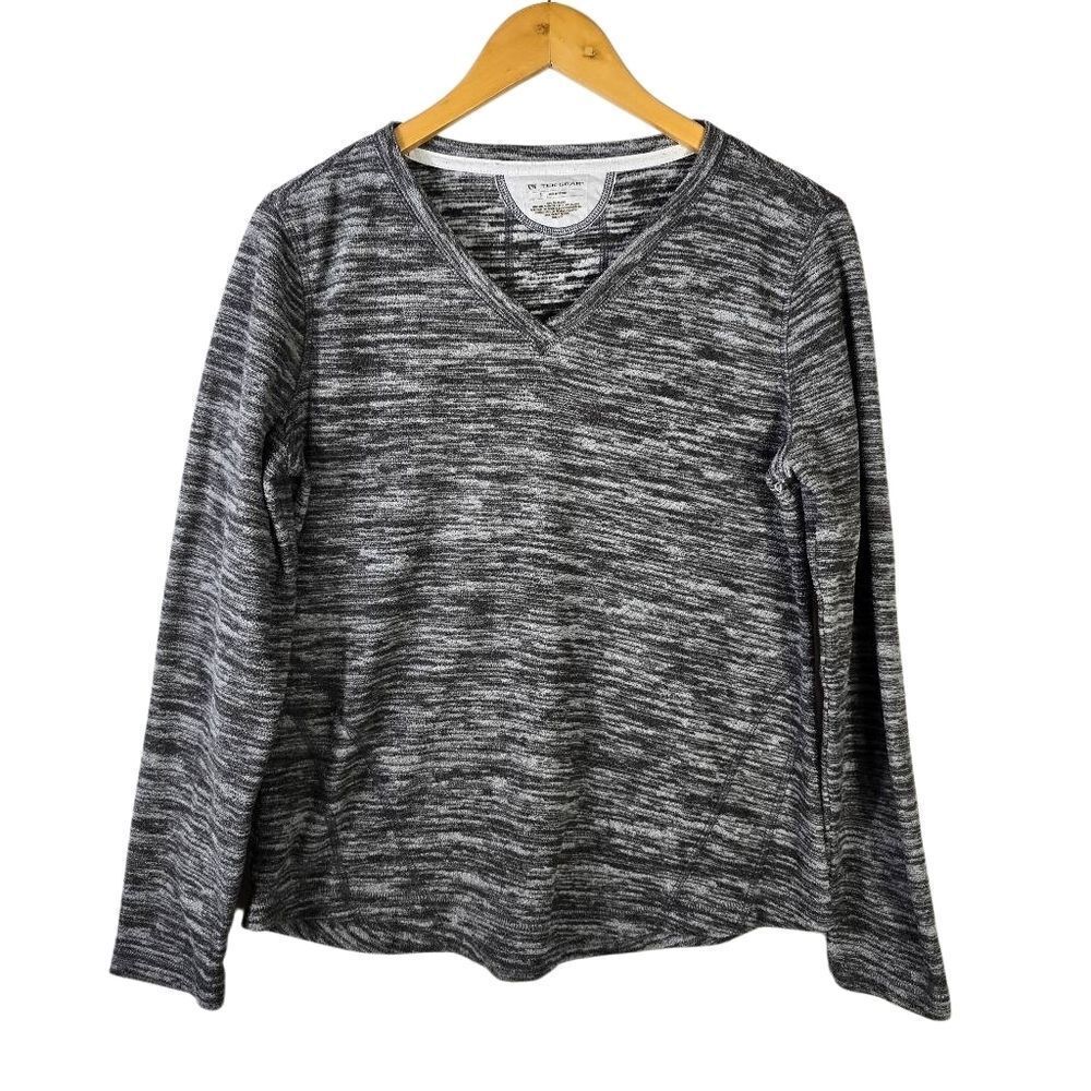 Tek Gear Charcoal Heather Long Sleeve Sweater Size Small